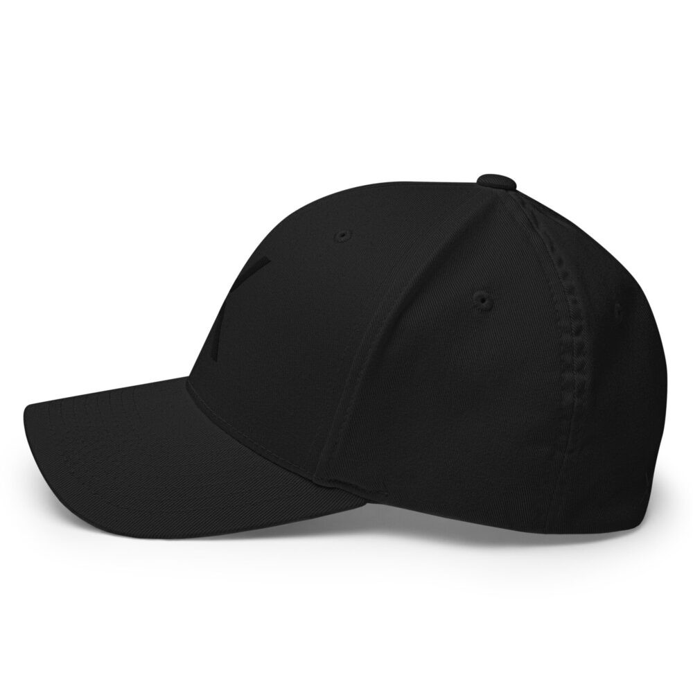 XRP: Stealth Edition Closed-Back Baseball Cap - Image 3