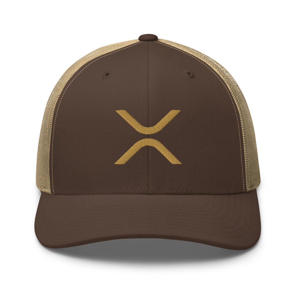 XRP Brown Trucker Cap
