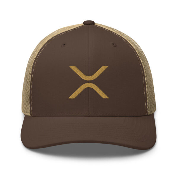 XRP Brown Trucker Cap