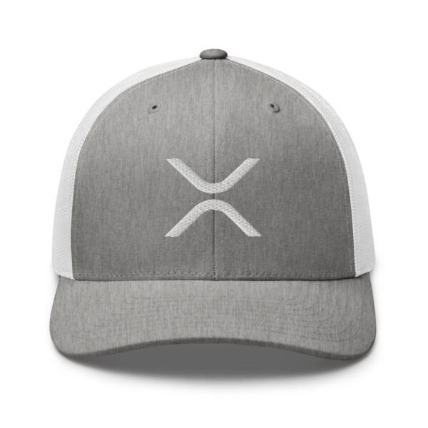 XRP Heather Grey Trucker Cap
