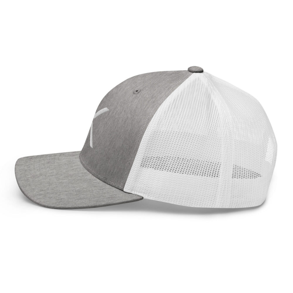 XRP Heather Grey Trucker Cap - Image 3