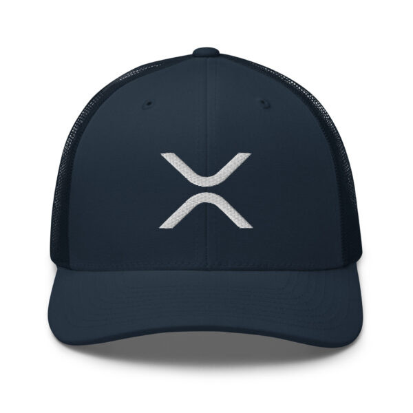 XRP Navy Trucker Cap