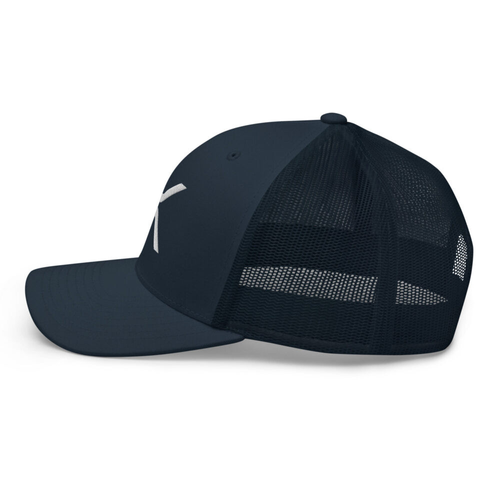 XRP Navy Trucker Cap - Image 3