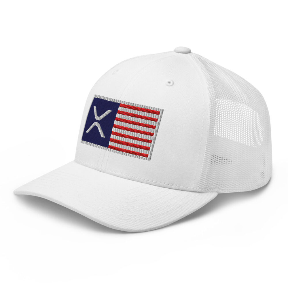 XRP Flag Trucker Cap - Image 4