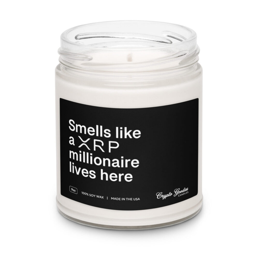 Smells Like a XRP Millionaire Lives Here Scented Candle - Image 2