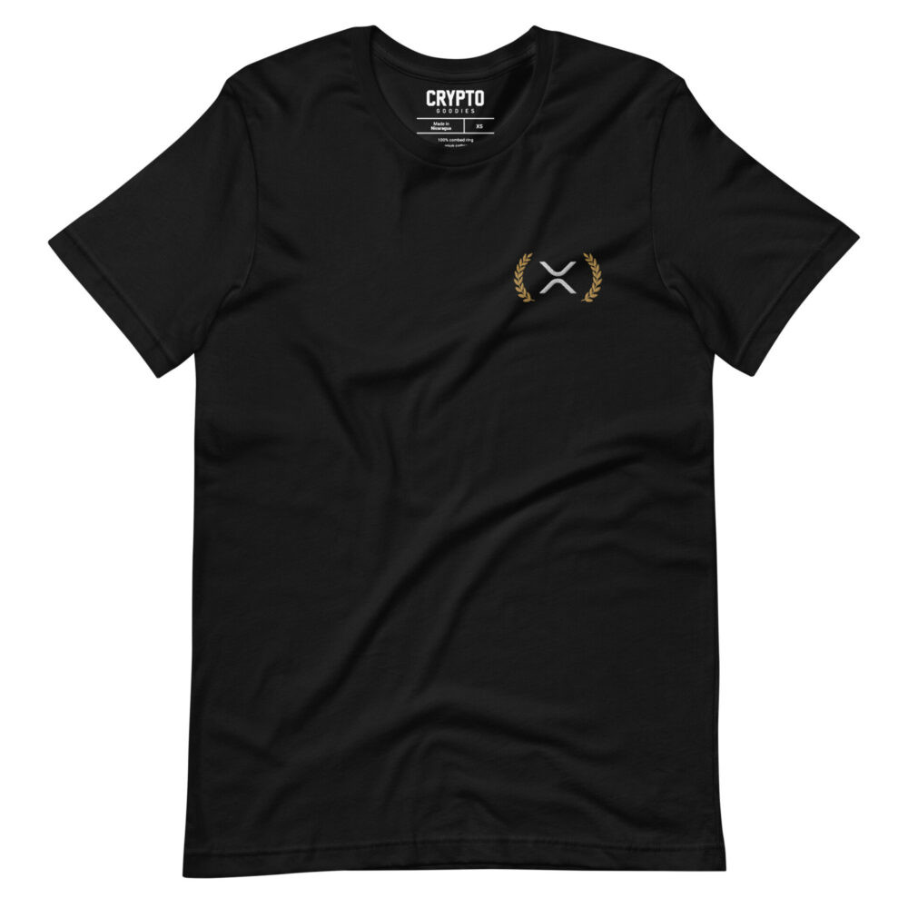 XRP Laurel Leaves Embroidery T-Shirt