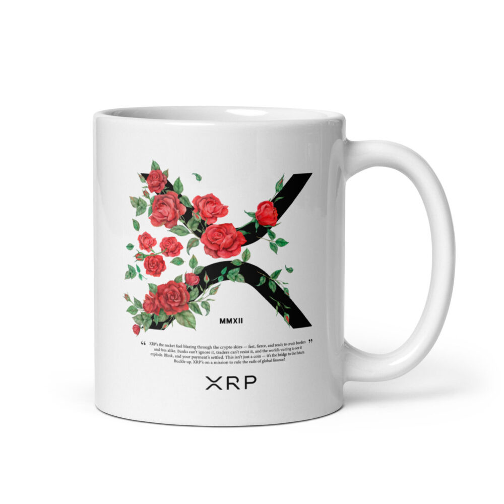 XRP & Roses Mug