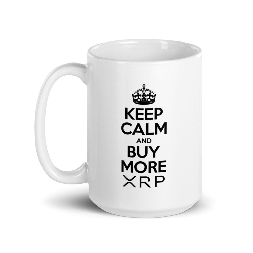Keep Calm And Buy More XRP Mug - Image 4