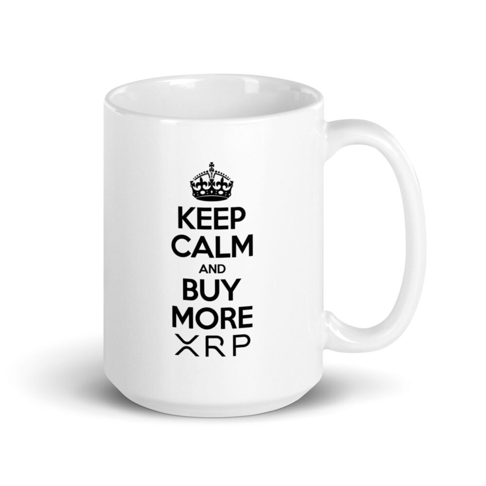 Keep Calm And Buy More XRP Mug - Image 3